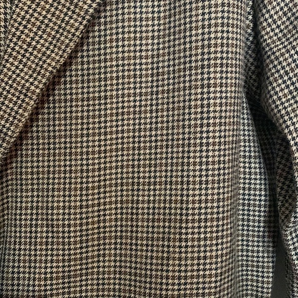 Vintage 80s Oversized Houndstooth Blazer Alice Stuart Petite, Made in USA - Picture 6 of 9